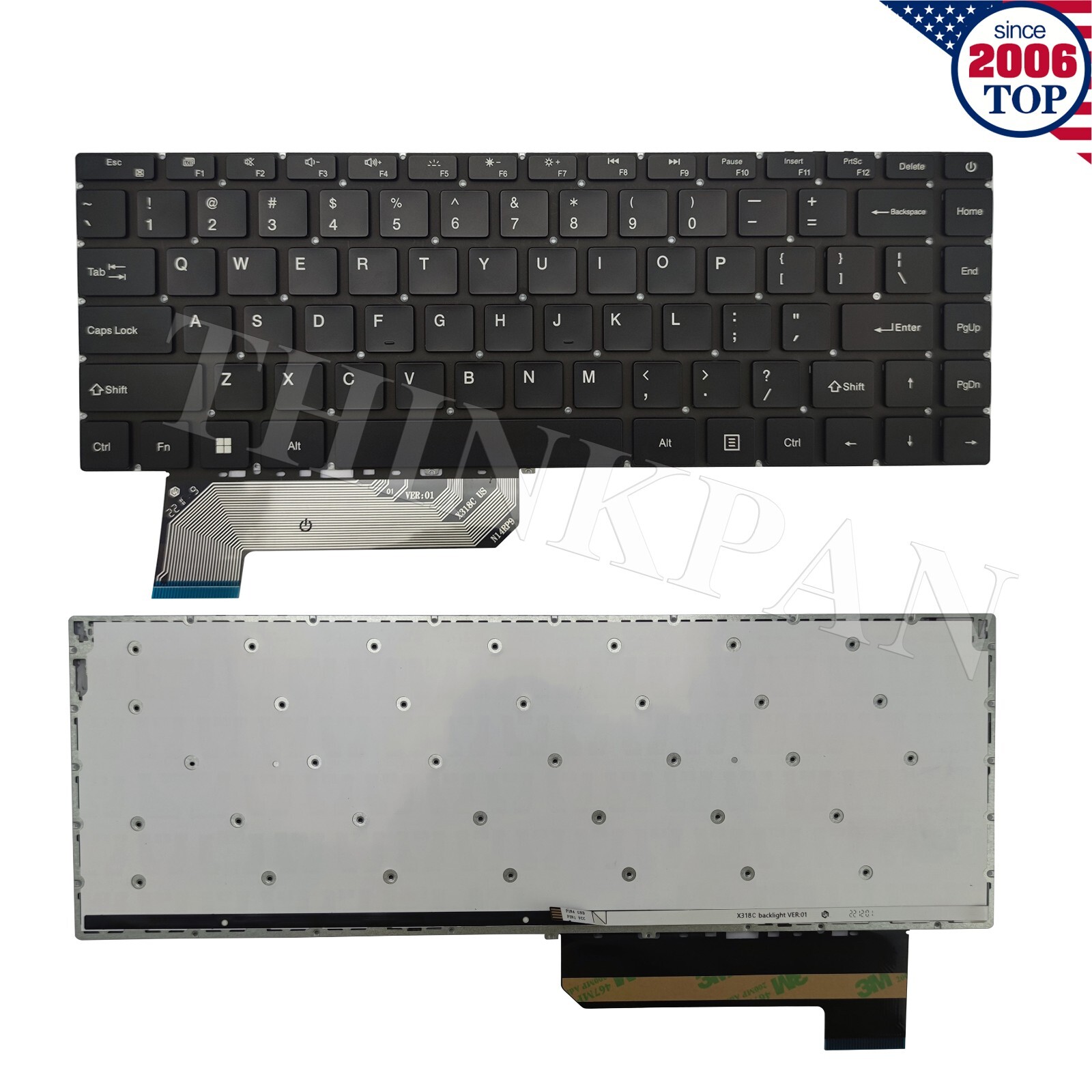New Backlit US Keyboard For Gateway GWTN141-2 GWTN141-3 GWTN141-4 MB3181017