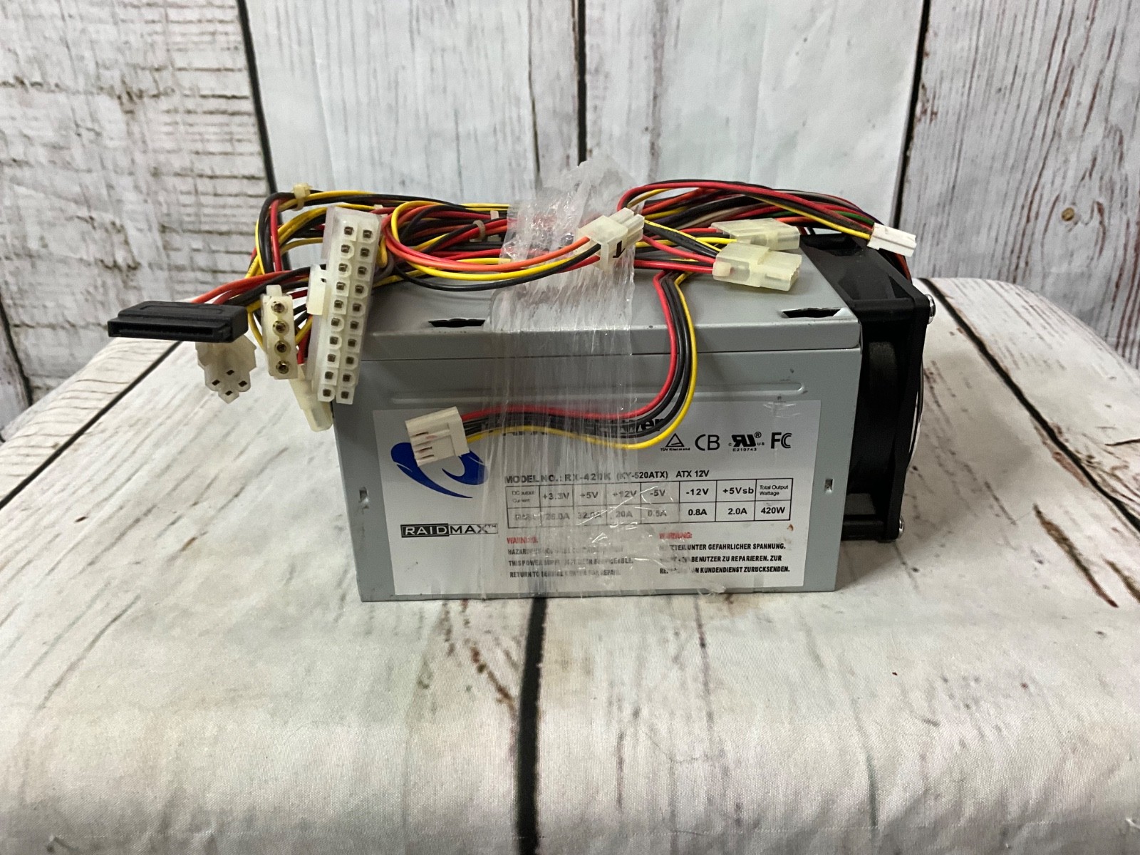 RAIDMAX RX-42 -520 ATX POWER SUPPLY UNIT NOT TESTED