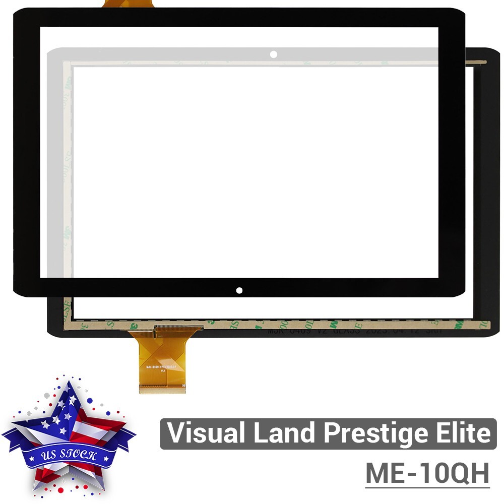 For Visual Land Prestige Elite ME-10QH 10.1 inch Touch Screen Digitizer Glass