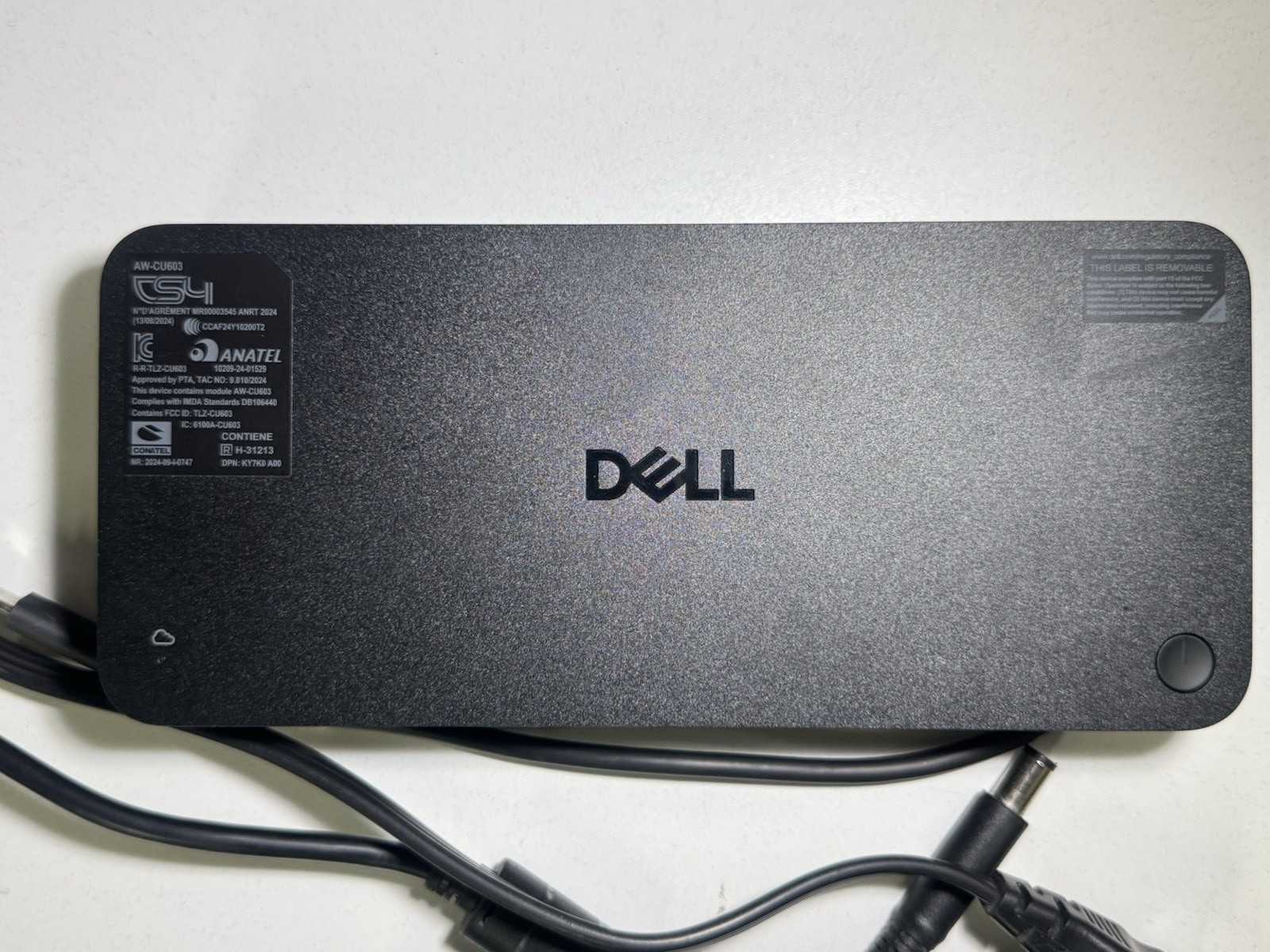 Dell Pro Thunderbolt 4 Smart Dock SD25TB4 K23A Docking Station + 180W AC Adapter