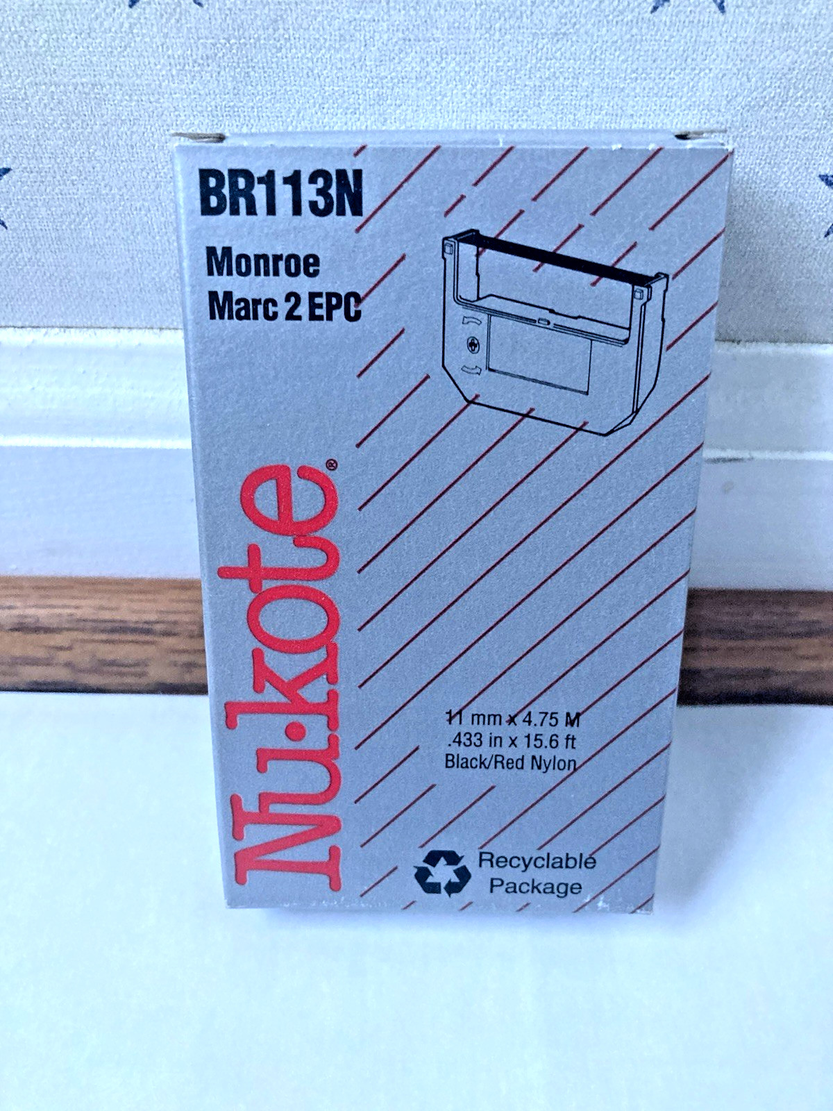 BR113N Nu-kote Black/Red Nylon Ribbon for Monroe Marc 2 EPC calculator MomSeller