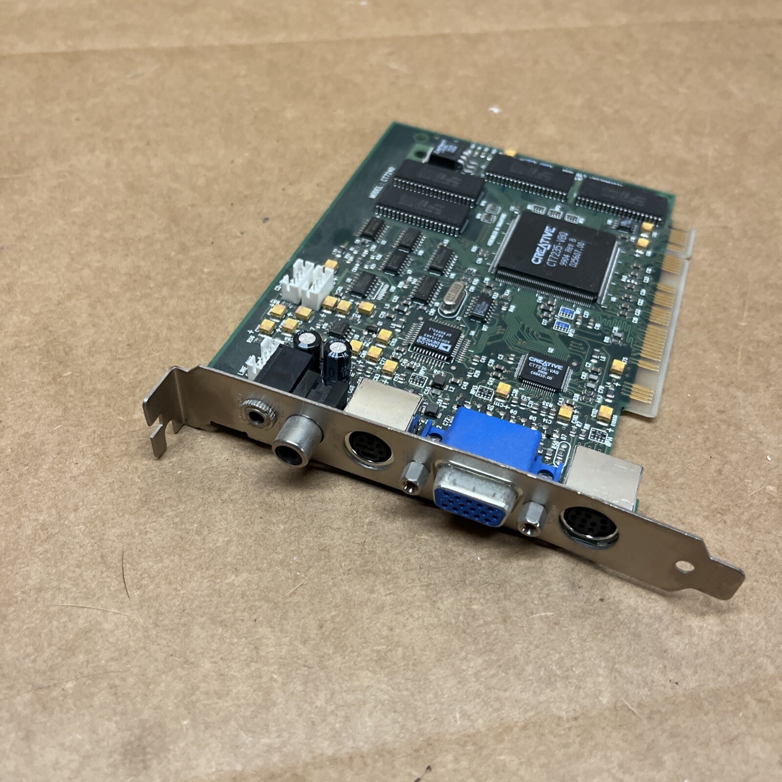 CREATIVE LABS CT7240 VIDEO DECODER PCI GRAPHICS CARD Tested Working