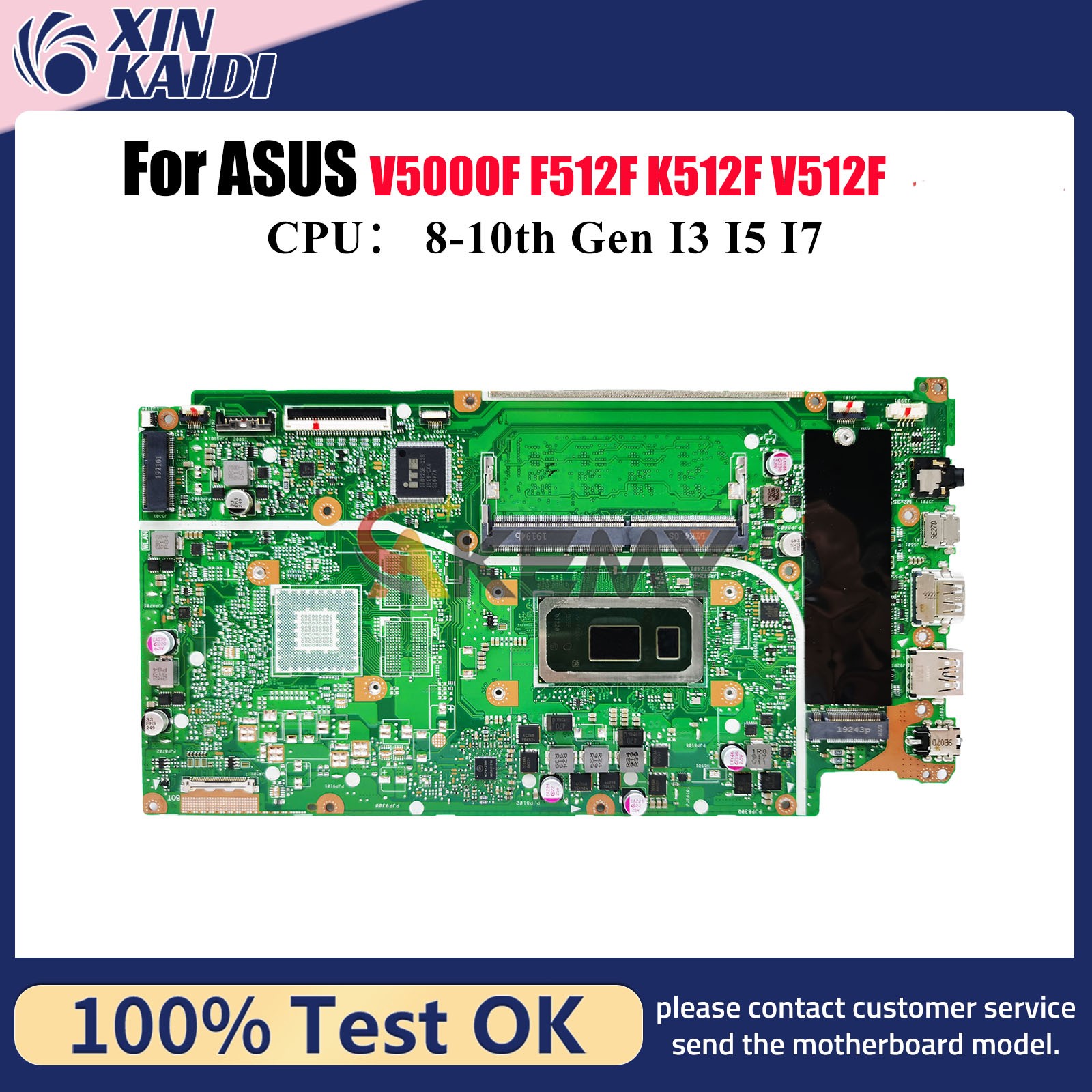 X512FA Motherboard For ASUS X512FJ K512F X512FF X512FL X512FB Mainboard W/CPU
