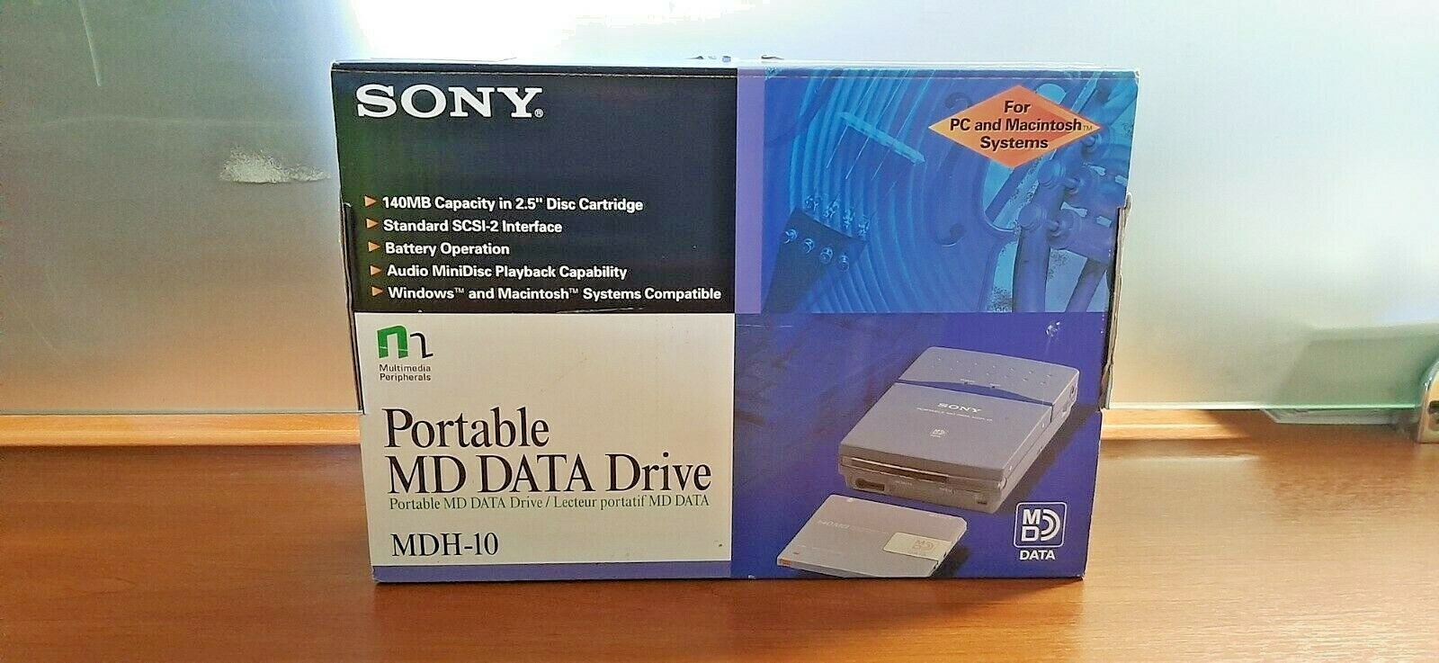 Sony MDH-10 portable mini disc data drive =EXCELLENT=