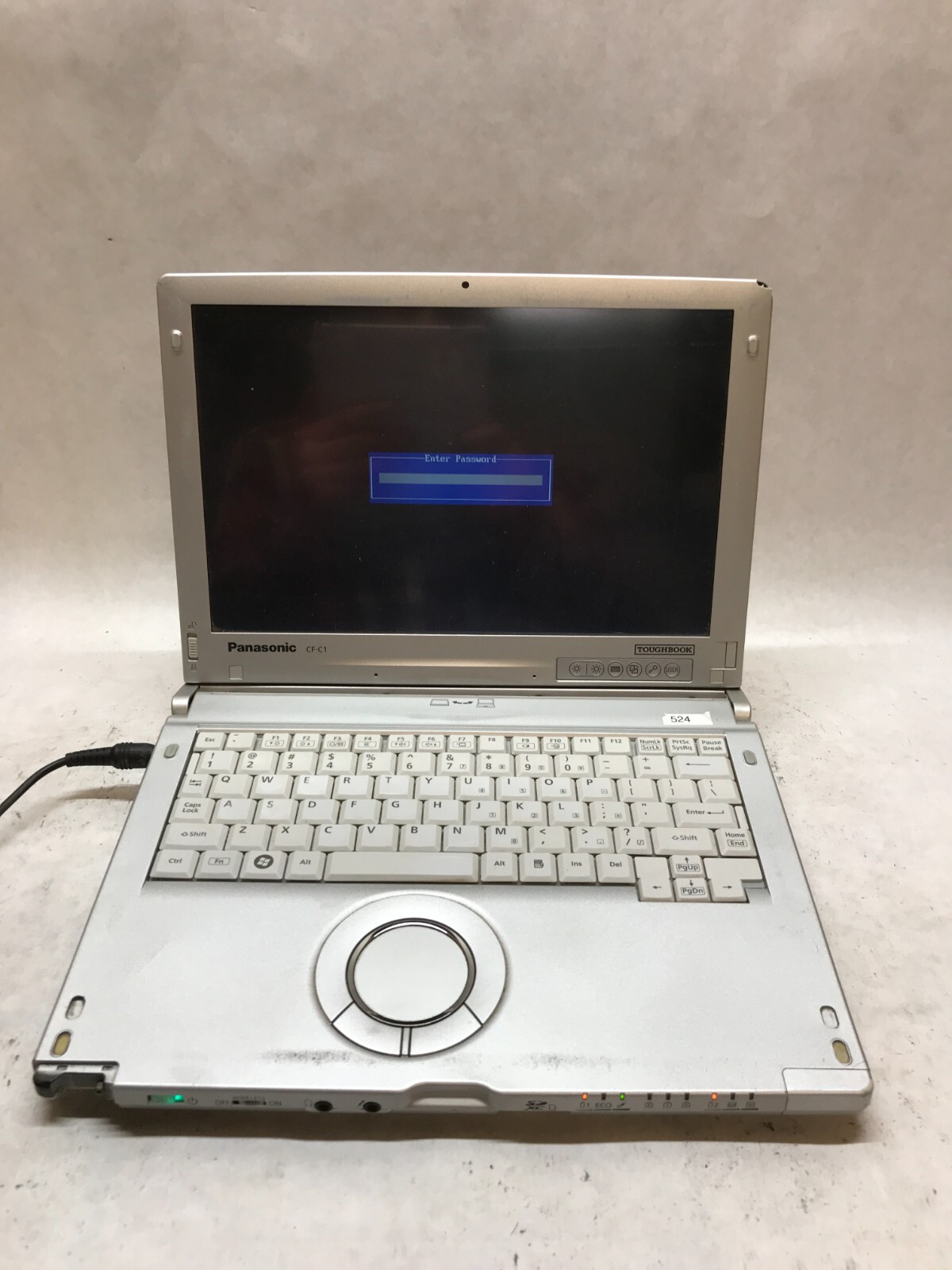 Panasonic ToughBook CF-C1 12.1" *Unknown Specs* BIOS LOCKED For Parts/Repair -DW