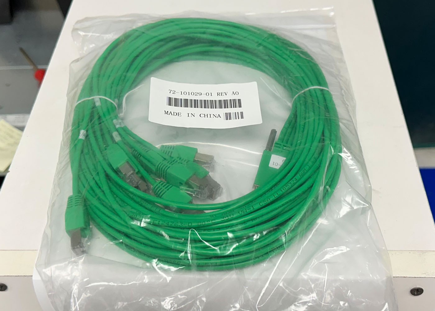 Cisco CAB-ASYNC-8 8 port ASYNC cable green