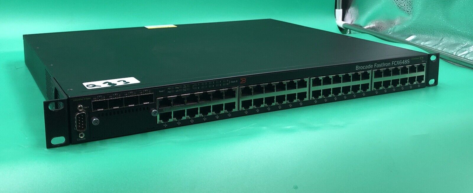 Brocade FastIron FCX648S-ADV 48-Port Gigabit Ethernet Switch w/ 2x PSU