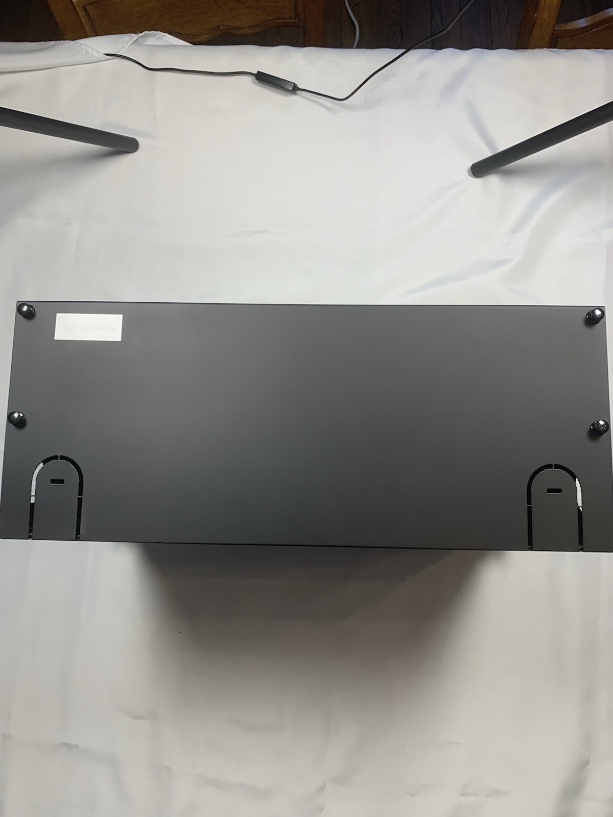 ICC Fiber Optic Rack Enclosure Hold 12 LGX Adapter Panels or Cassette ICFORET4RM
