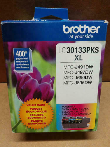 Genuine Brother LC-3013 XL Ink Cartridge Combo-for MFC-J491DW J497DW-OEM-3PK