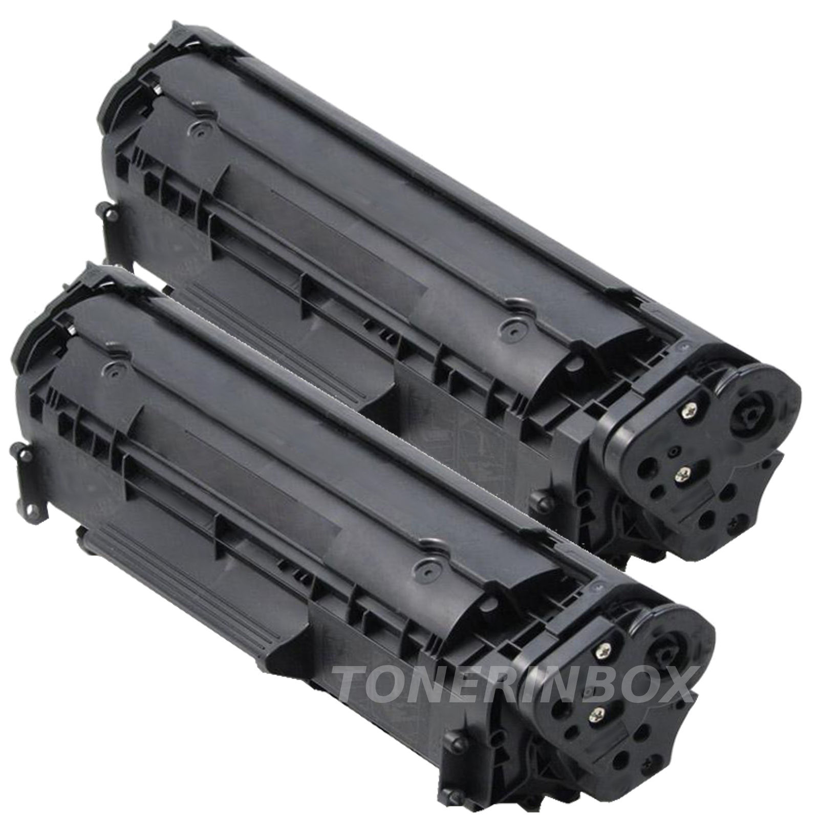 2 Pk Q2612A Compatible Toner For 12A LaserJet 1010 1012 1015 1018 1020 1022 3015