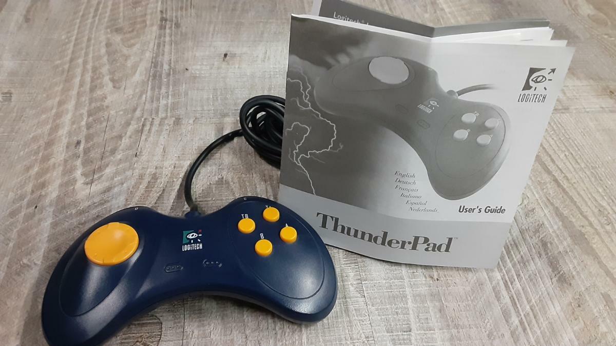 NEW Open Box LOGITECH ThunderPad w/Instruction Book for IBM Compatibles(Vintage)