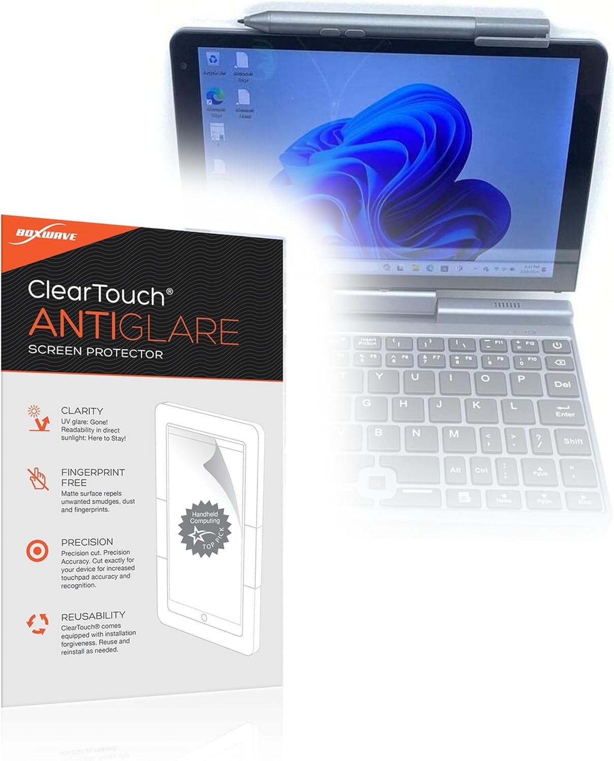 KOOSMILE P8 Mini Laptop (8 in) - ClearTouch Anti-Glare Screen Protector (2-Pack)