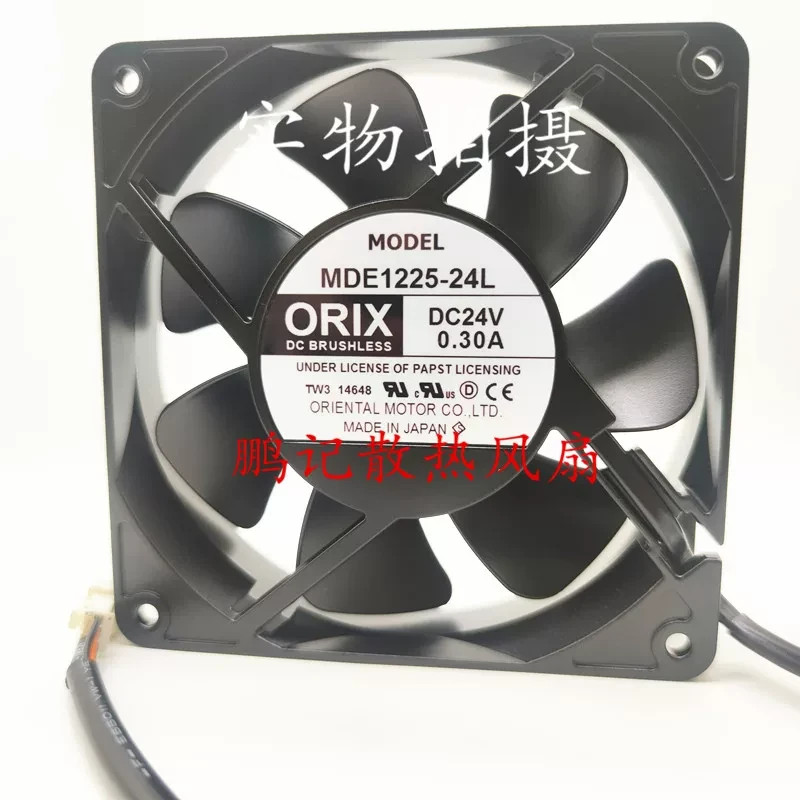 1PCS ORIX MDE1225-24L 12025 24V 0.30A Metal Frame 3-Wire Inverter Fan