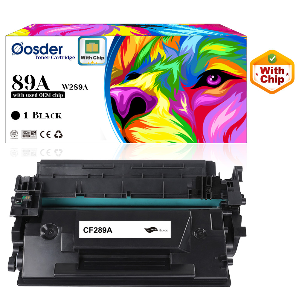 89A Black Toner(Used OEM Chip), for HP LaserJet M528c/z/f/dn M507x/n/dn, W289A