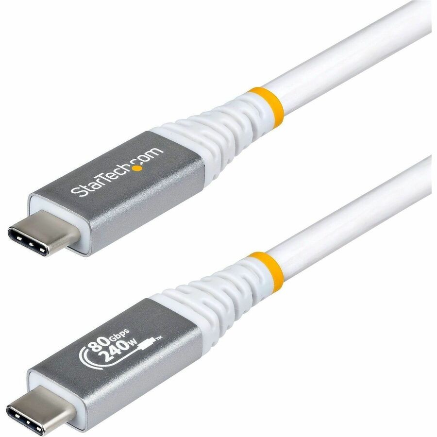 StarTech 3ft 91cm USB4 Cable 80Gbps USB-IF Certified USB-C Cable 240W 8K