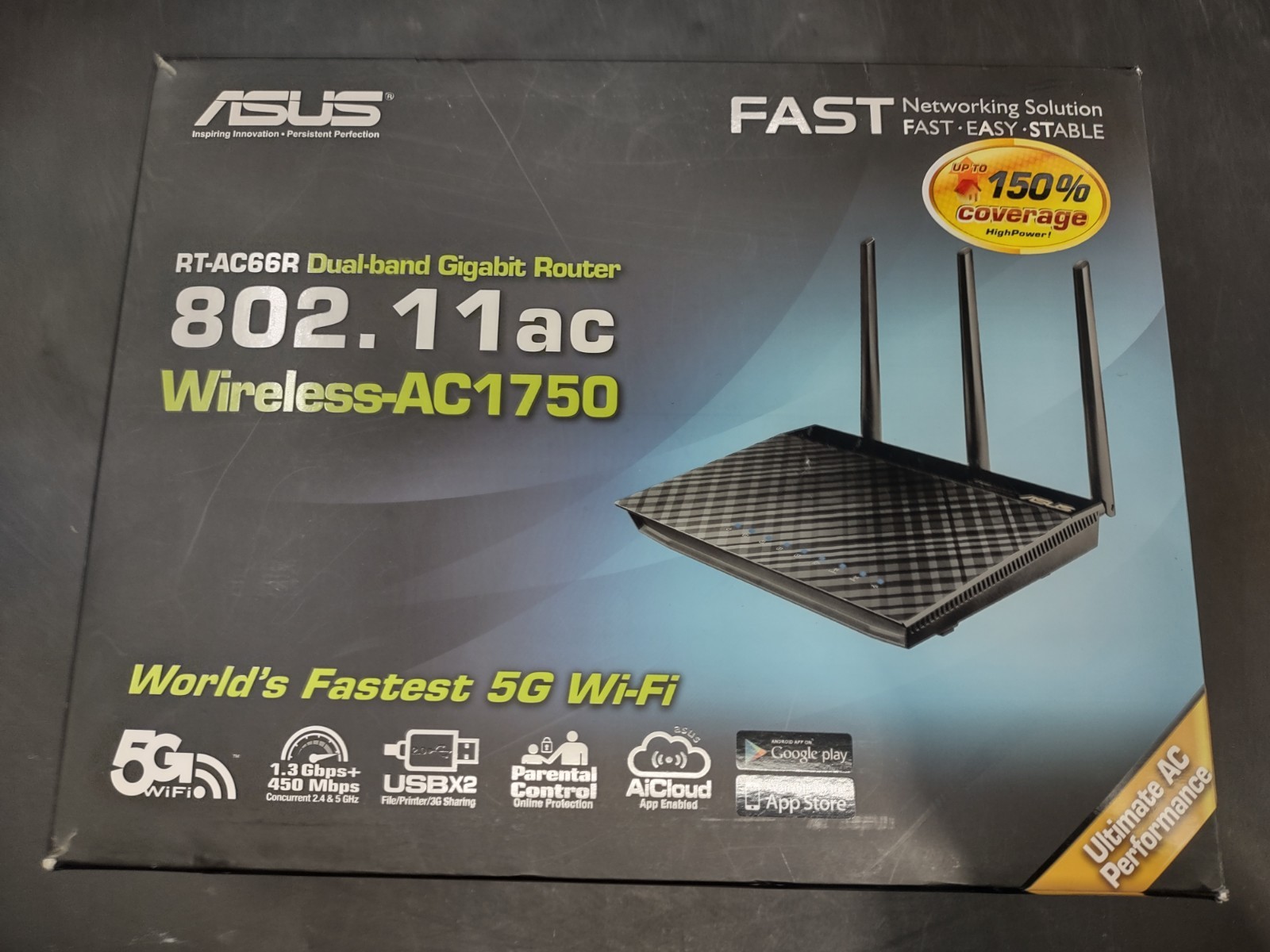 ASUS RT-AC66R Dualband Gigabit Router