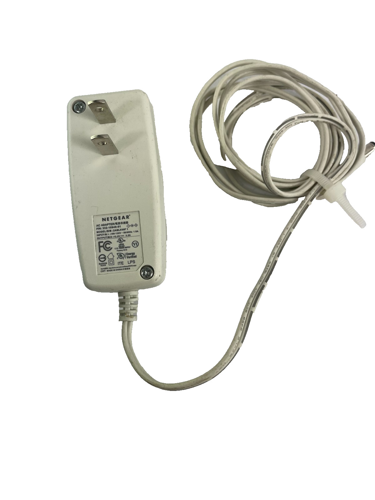 Geniune Netgear Model 2ABL030F 1 Output 12V 2.5 A Powet Supply AC Adapter #A83