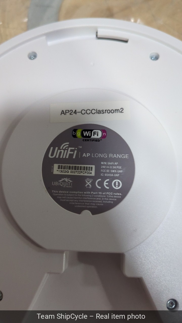 Ubiquiti Unifi UAPLR Wifi Access Point Long Range AP LR  w Ceiling Mount
