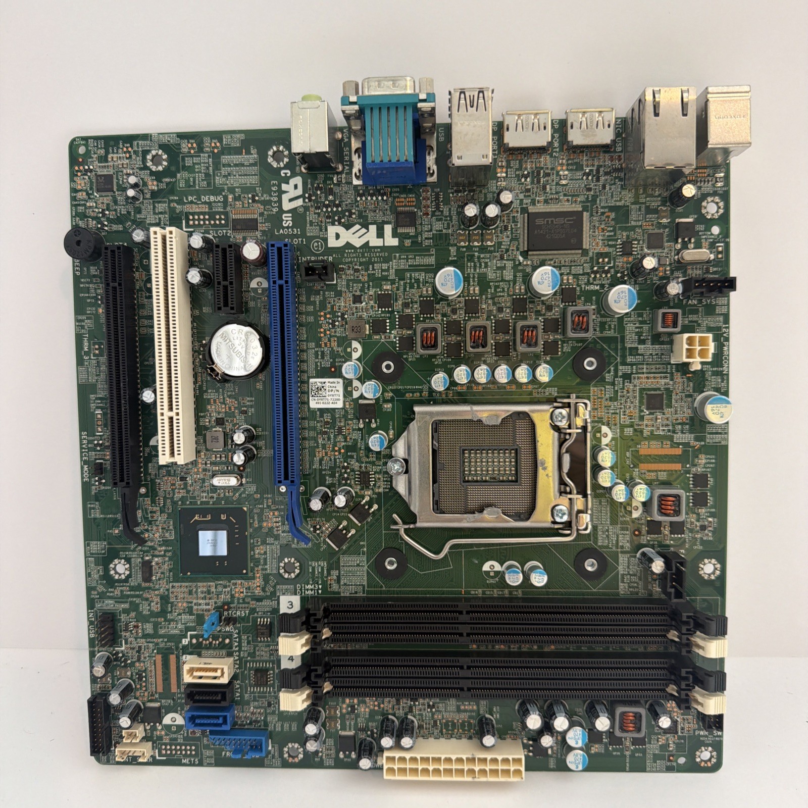 Dell OptiPlex 7010 9010 DT Motherboard YXT71 0YXT71 LGA1155 FOR PARTS