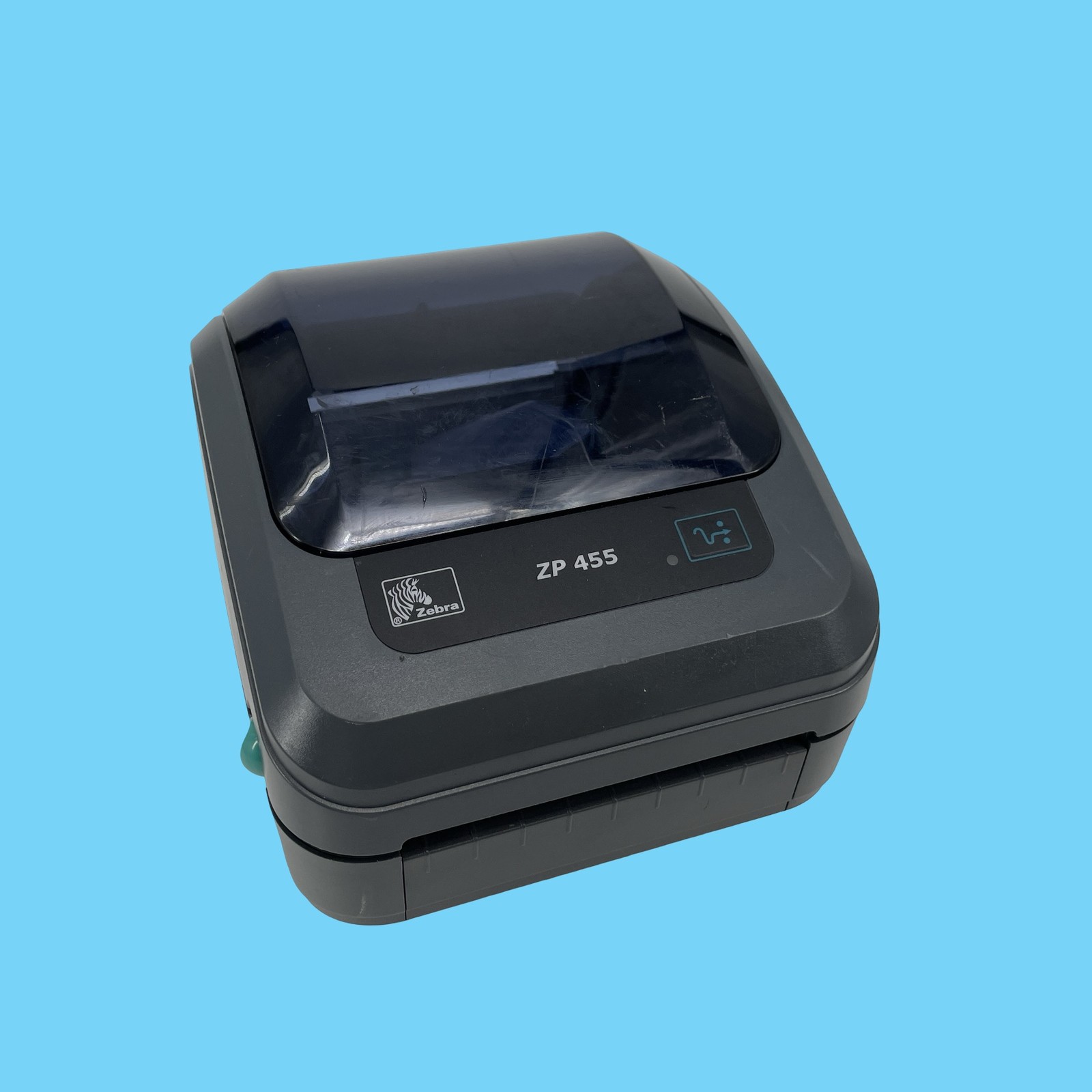 Zebra ZP455 LAN USB Serial Direct Thermal Label Printer ZP45-212413-009X #MP2345