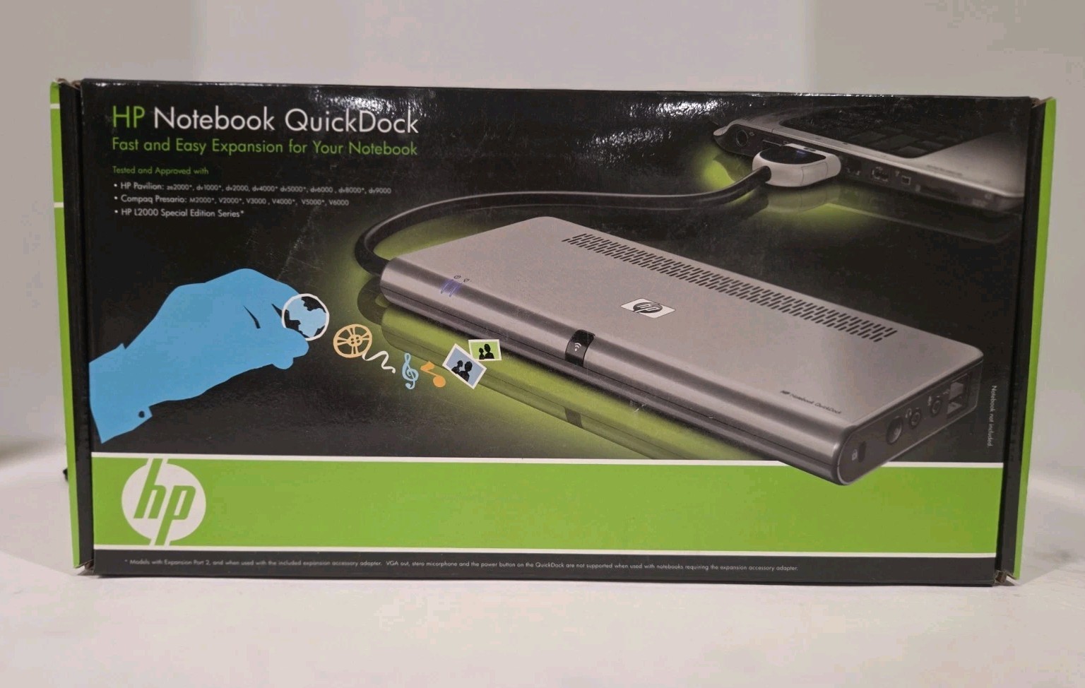 HP Notebook QuickDock Fast and Easy Expansion ES631AA HSTNN-WX05 