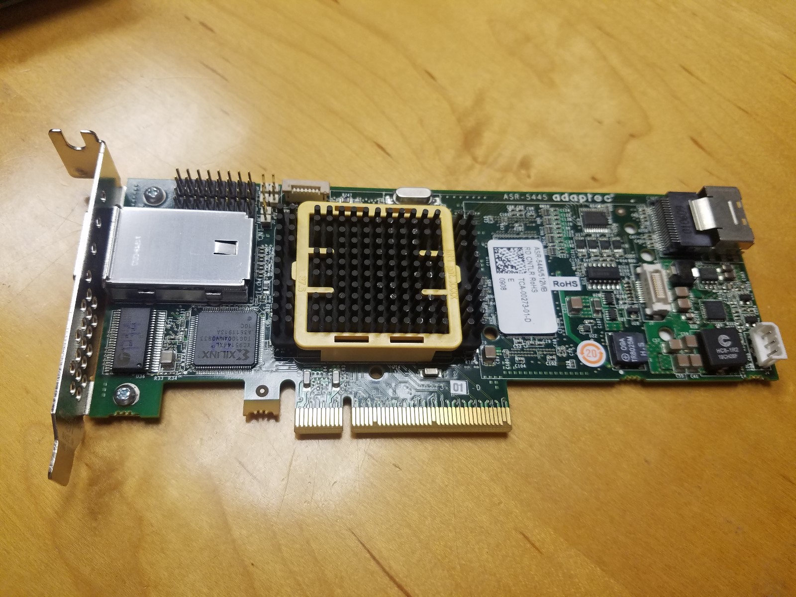 Adaptec ASR-5445 512MB SAS PCIe RAID Storage HBA Controller Adapter Card  