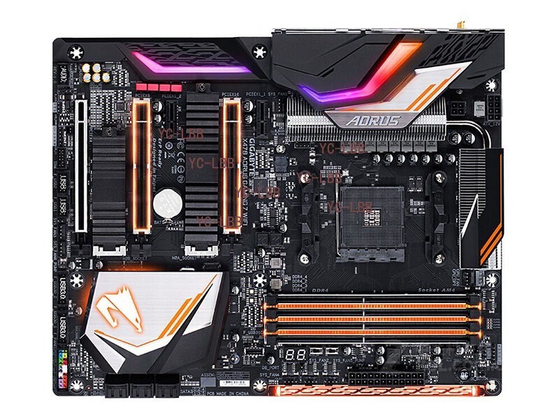 For GIGABYTE X470 AORUS GAMING 7 WIFI motherboard AM4 DDR4 64G ATX Tested OK