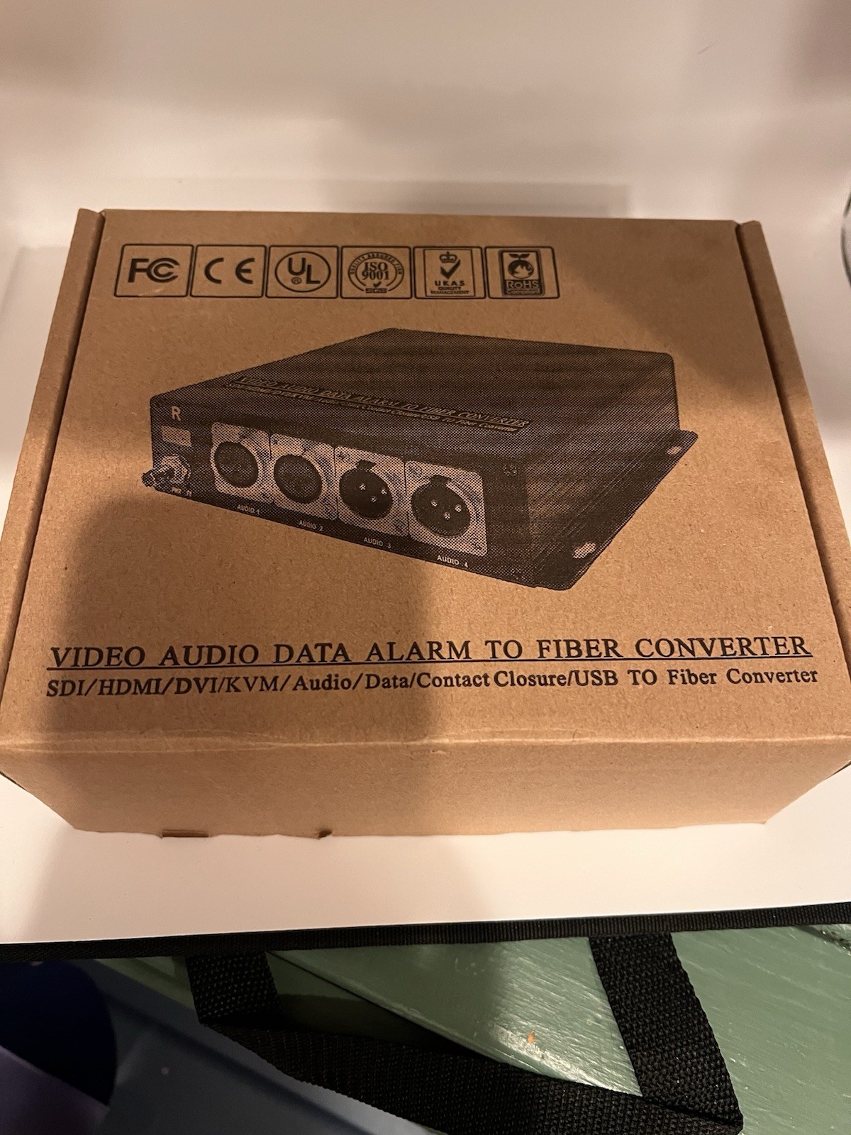 Video Audio Data Alarm to Fiber Converter SDI HDMI DVI KVM USB Extender