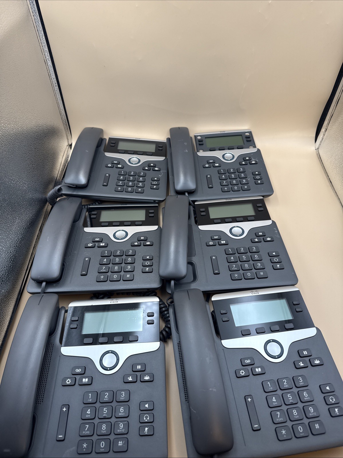 Lot Of 6 Cisco IP Phone CP-7841 No Stand
