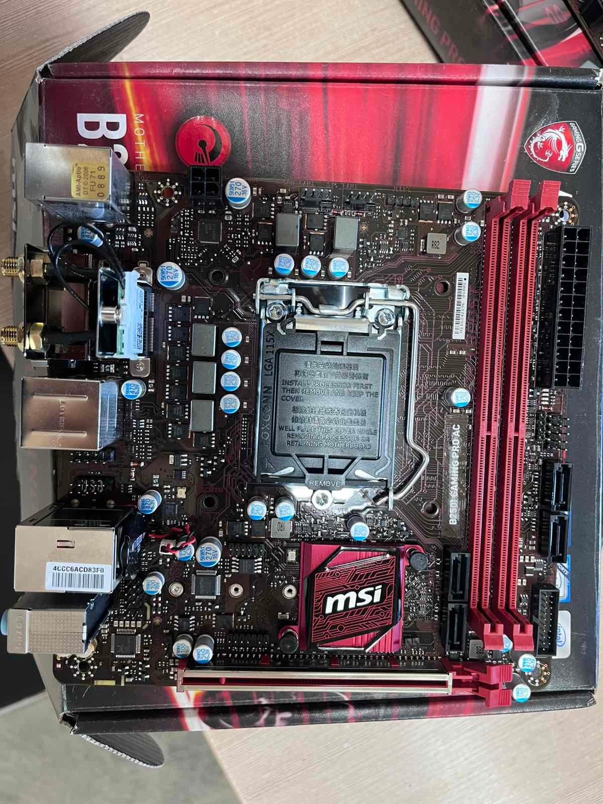 MSI B250I GAMING PRO AC Mini ITX Motherboard