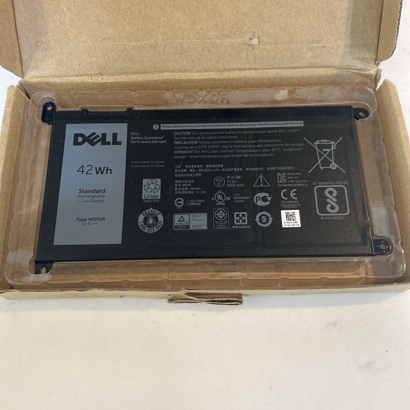 42WH Original WDXOR WDX0R Battery For Dell Inspiron 15 7579 17 5000 CYMGM P74G