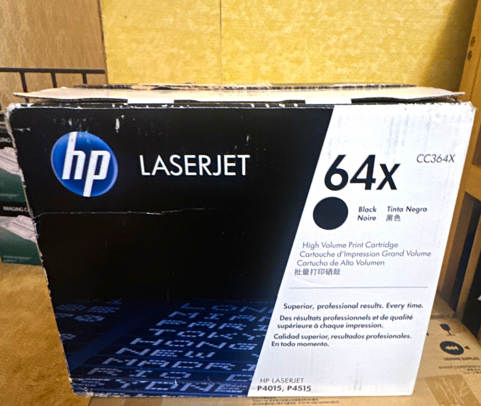 HP LaserJet 64X CC364X Black High Yield Laser Toner for P4015 P4515