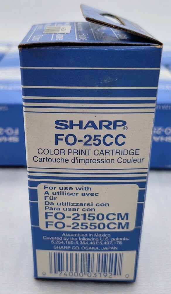 Lot of 10 Sharp FO-25CC Color print Cartridge