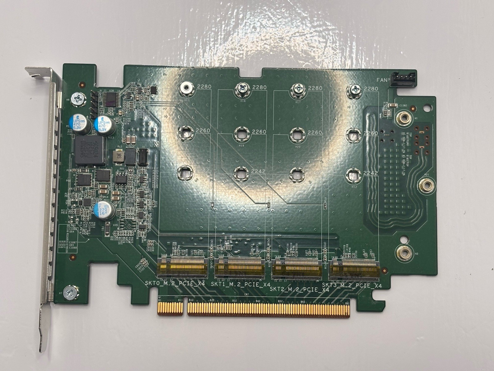 Dell DPWC400 QUAD M.2 PCIe Solid State Drive Storage Adapter Card 6N9RH PHR9G
