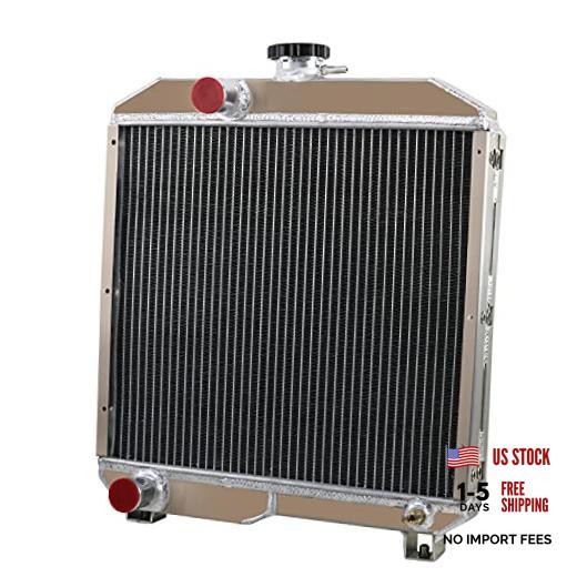 ECMRAD Aluminum Radiator Compatible for Ford/New Holland 1510 1710 Tractor,