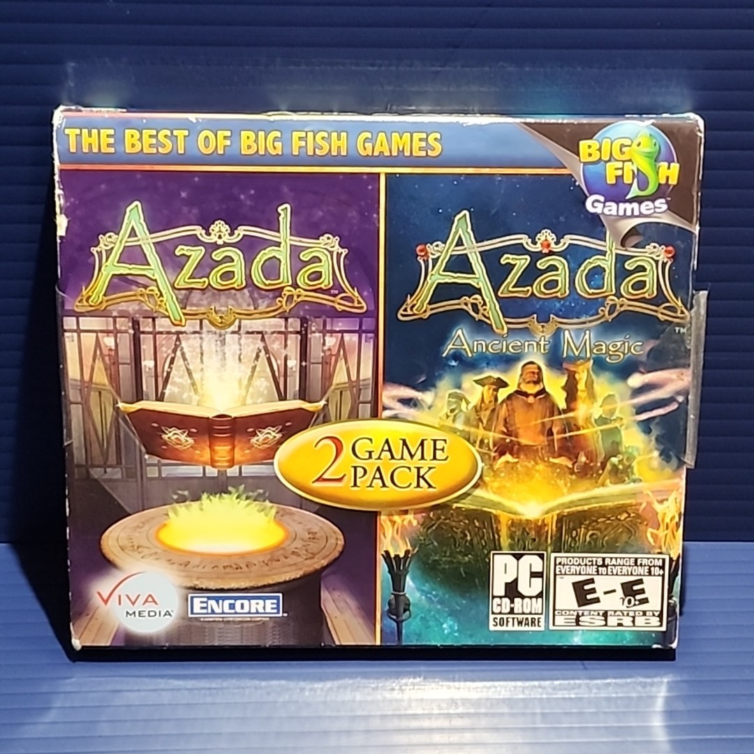 Azada 2-Pack: The best of Big Fish, PC CD-ROM Game NEW old stock