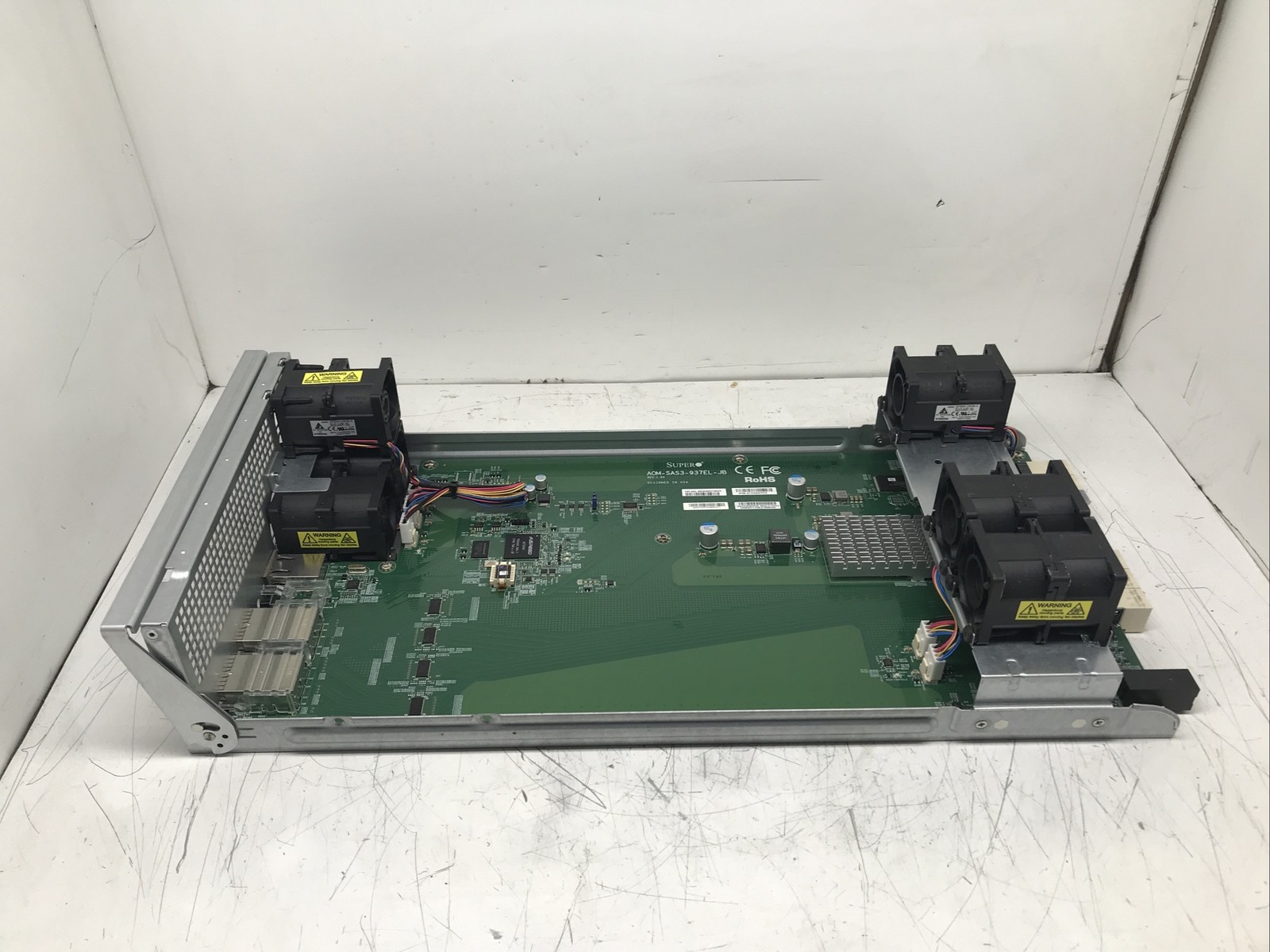 SuperMicro AOM-SAS3-937EL-JB Drive Controller Board POWERS ON UNTESTED