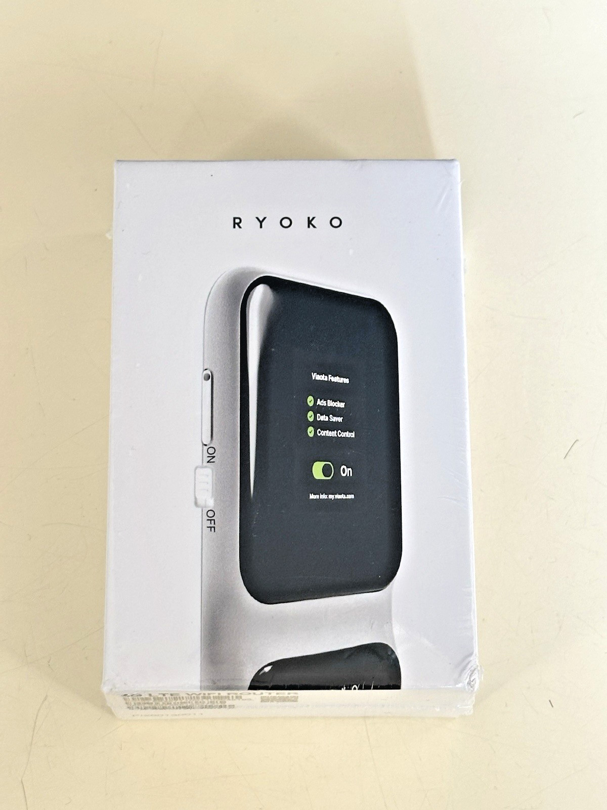 New Ryoko 4G LTE WiFi Hotspot Router Black Portable BRAND NEW SEALED IN BOX