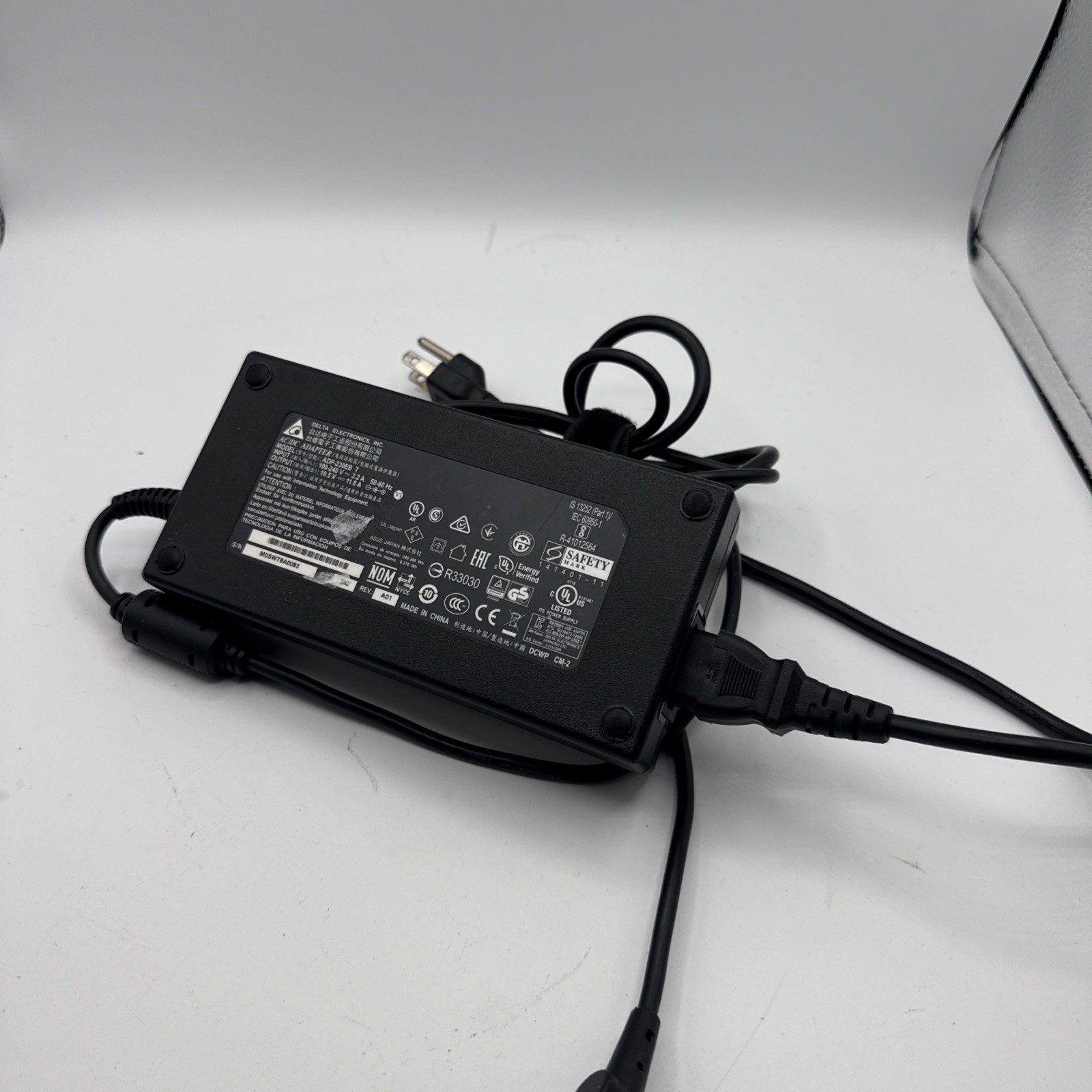 Genuine Delta ADP-230EB T 230W AC Adapter Charger ASUS ROG Gaming Laptop 19.5V