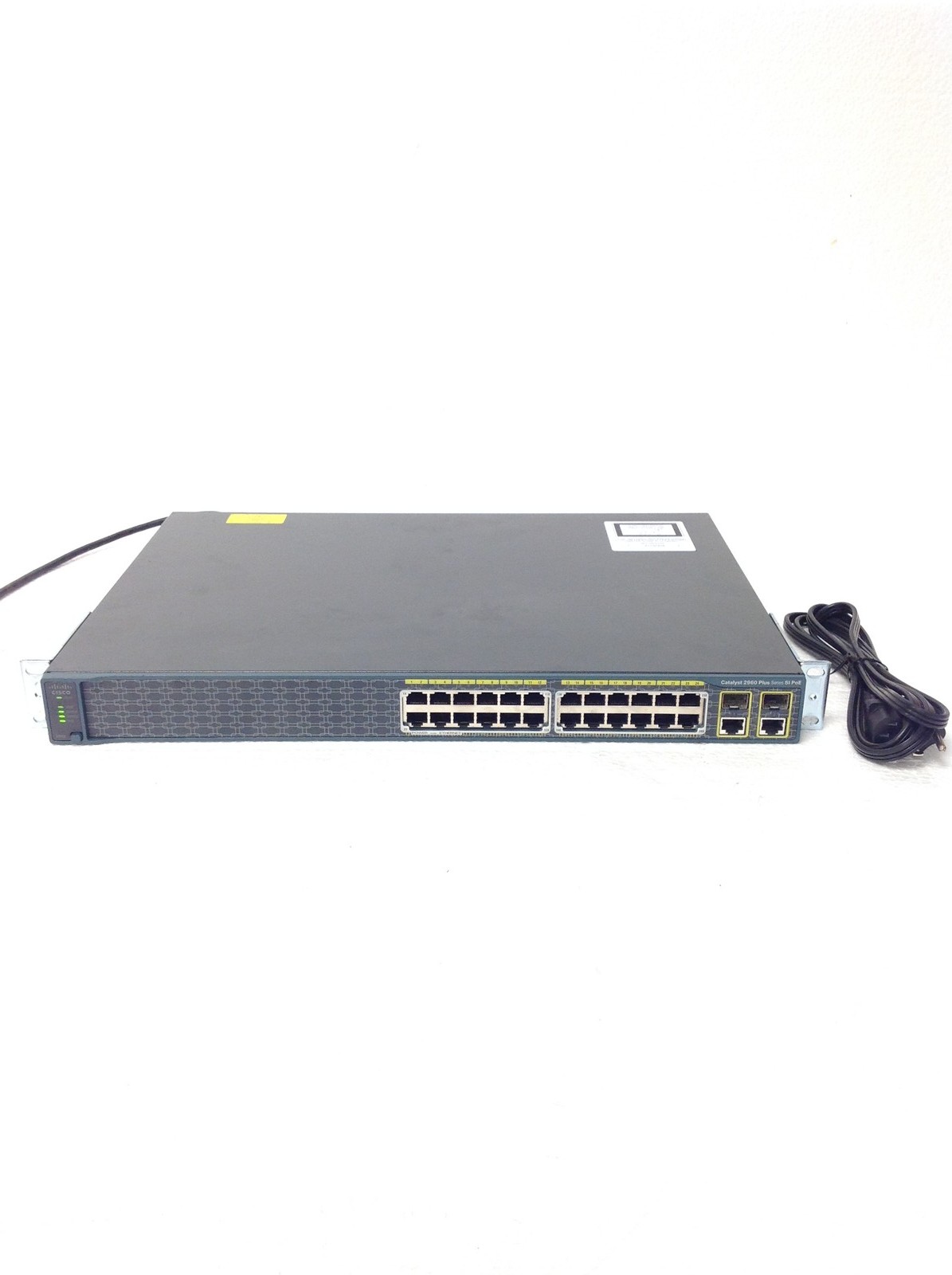 Cisco Catalyst 2960 Plus Series SI PoE WS-C2960+24PC-S Network Switch w/RackEars