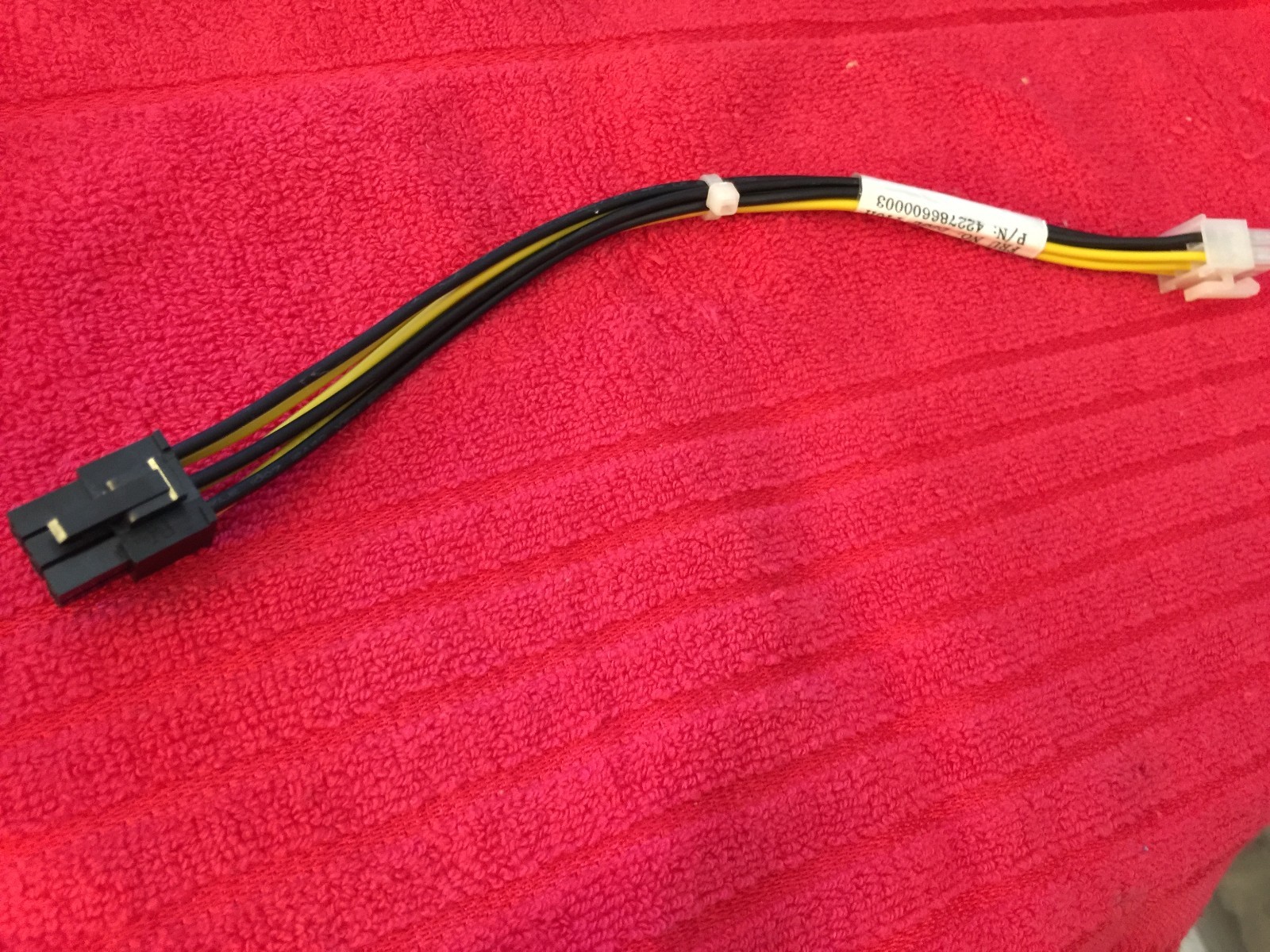 2 Pcs GPU POWER CABLE 6 PIN TO 6 PIN PCIE ORIGINAL FOR SERVER SYSTEM 