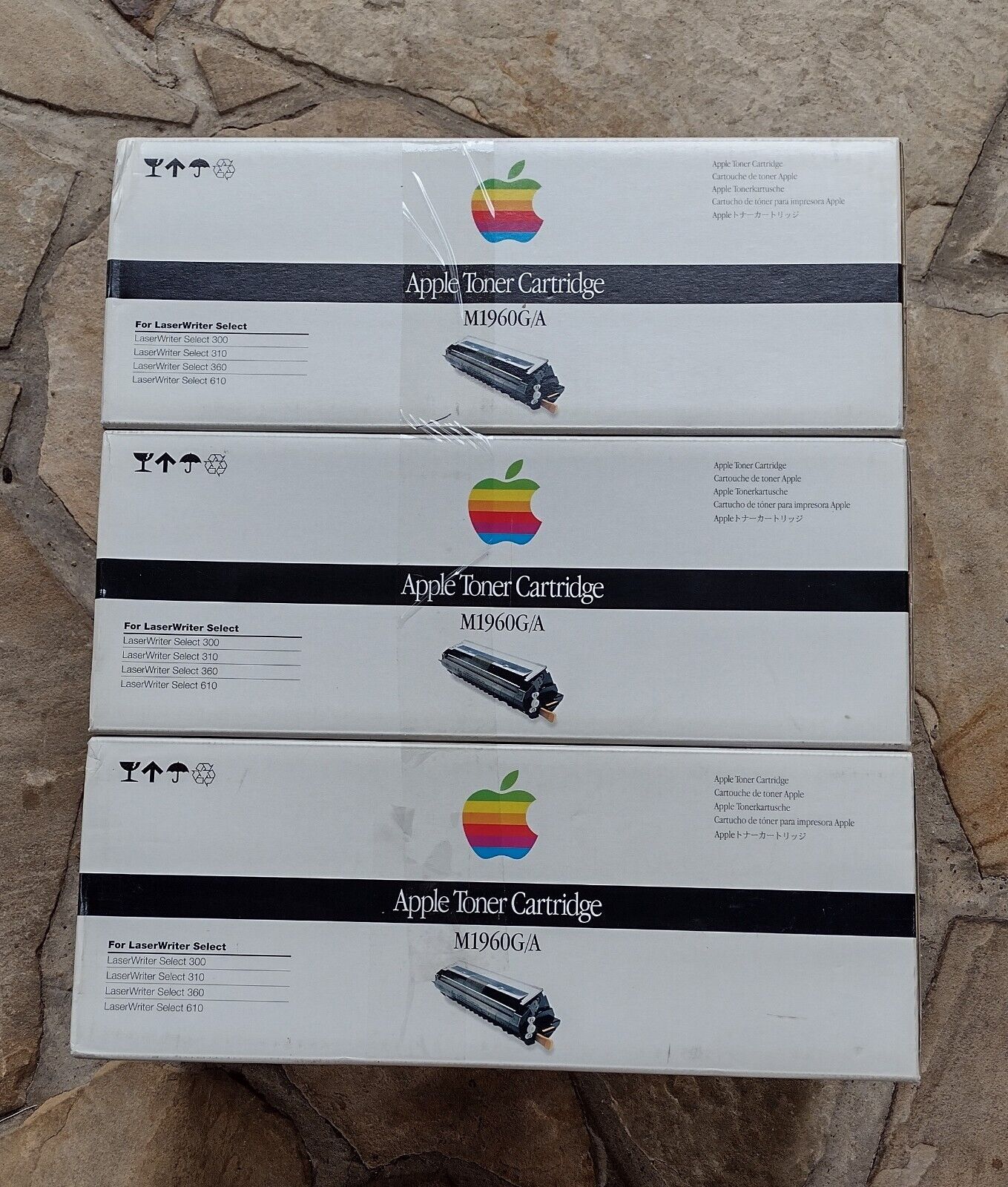3 Pack Apple Toner Cartridge M1960G/A LaserWriter Select 300/310/360/610