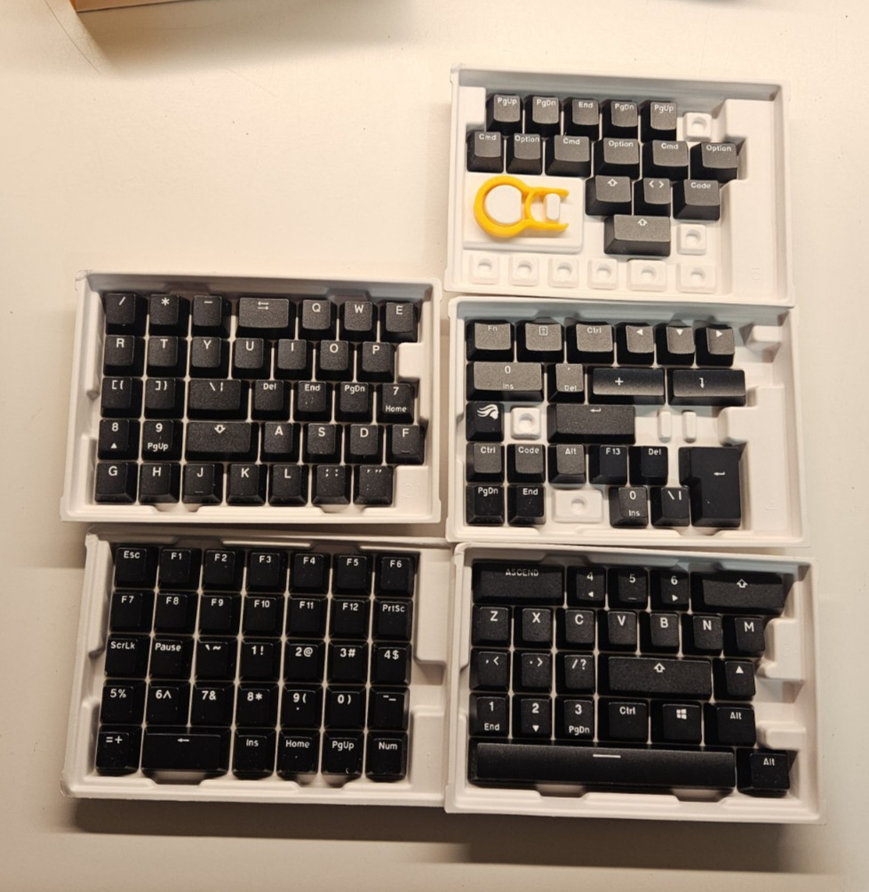 Glorious GPBT Backlit Keycaps Black (Open - Box / New)