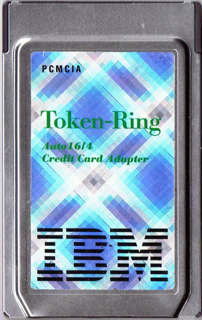 IBM Token-Ring Auto16/4 PCMCIA Credit Card Adapter - P/N 92G9352
