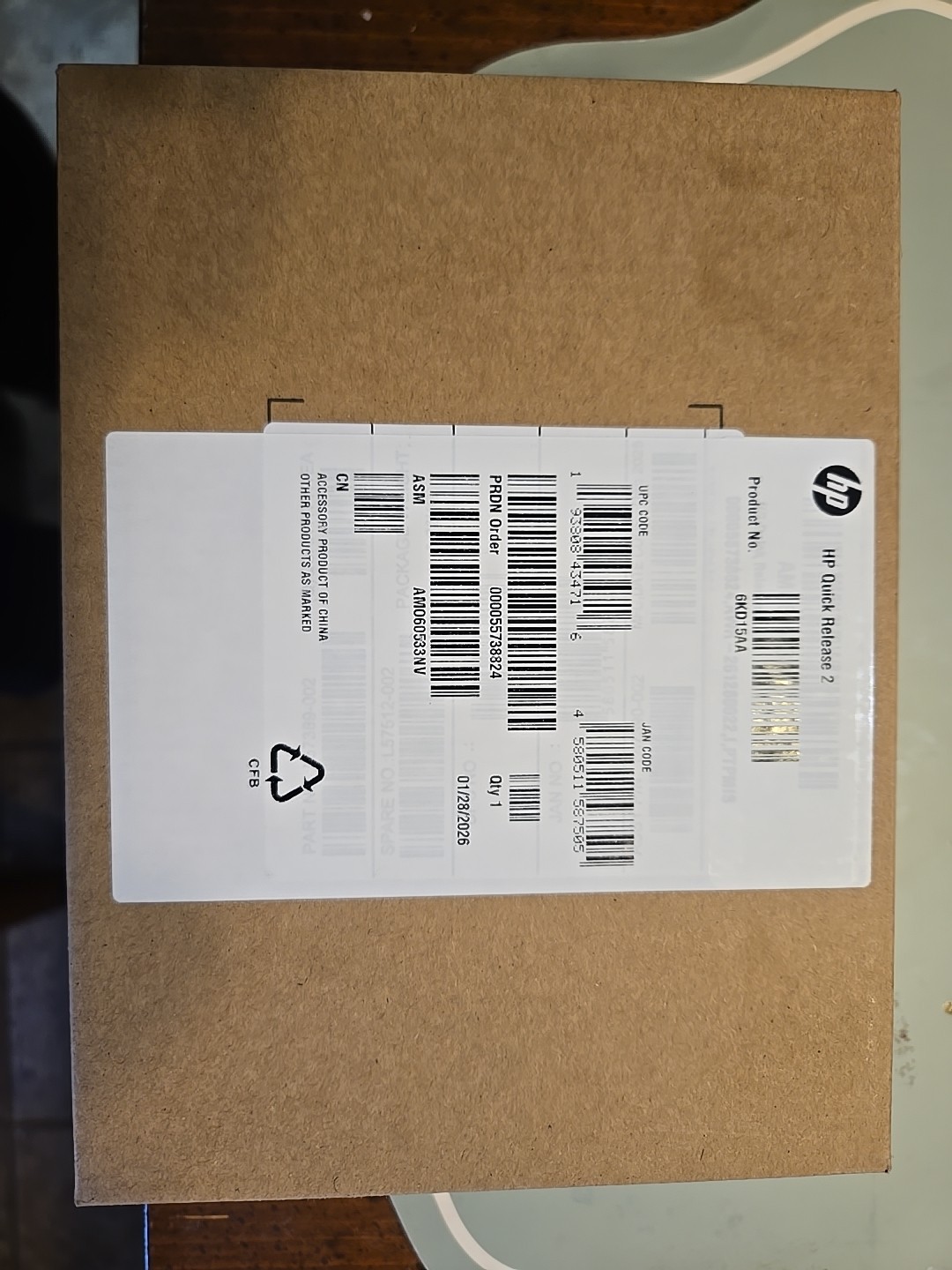 HP Quick Release Bracket 2 Monitor Stand - Black  Photos are Accurate