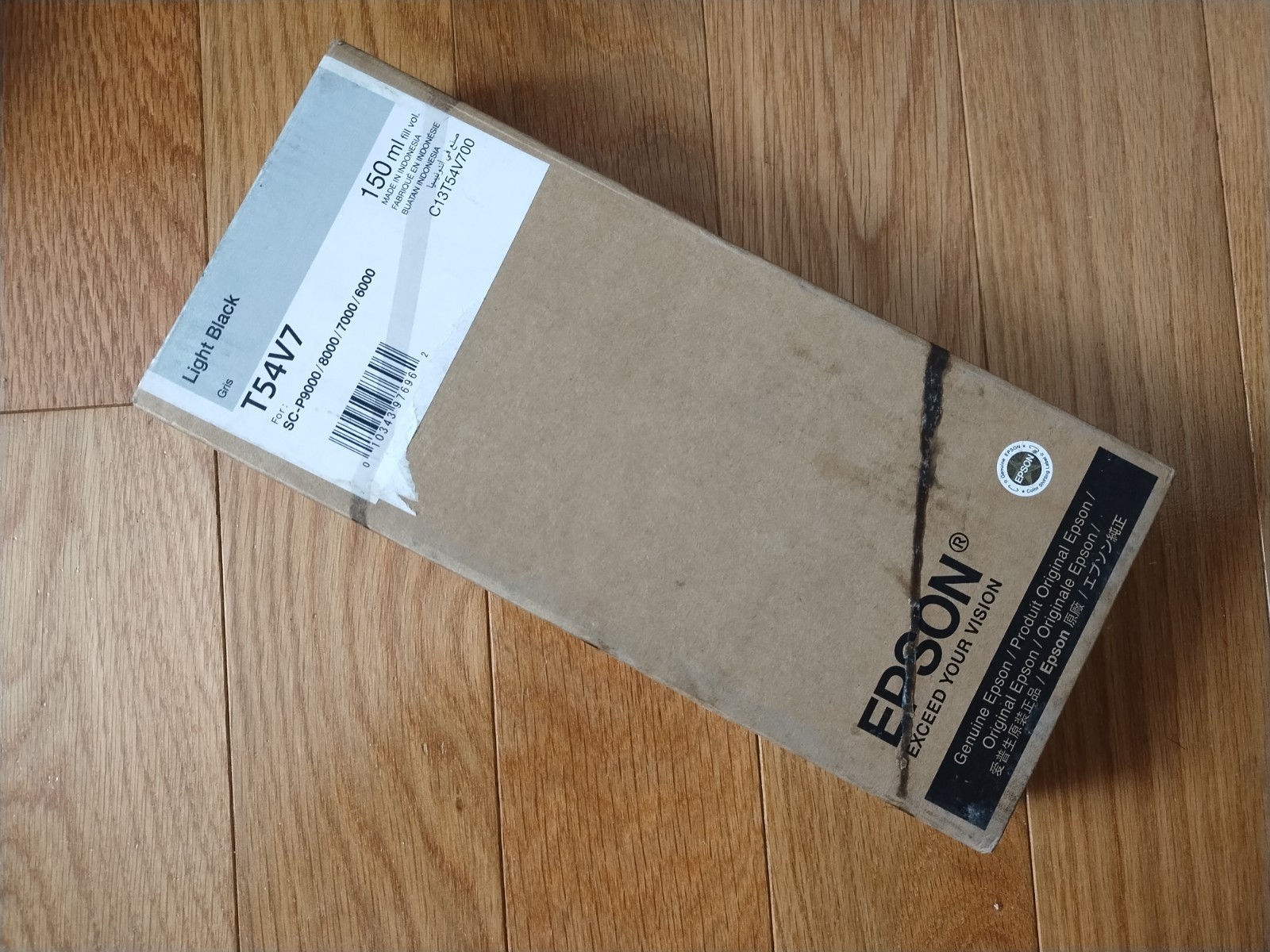2025 GENUINE EPSON T54V7 LIGHT BLACK INK SURECOLOR SC-P9000 8000 7000 6000 SEAL