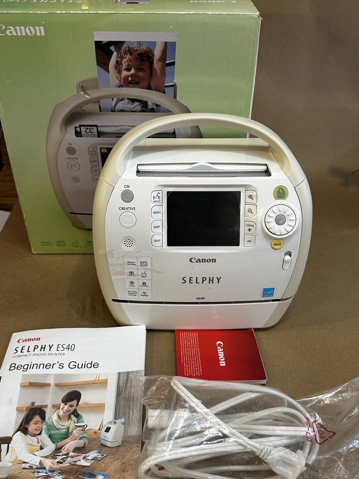 Canon SELPHY ES40 Compact Portable Photo Dye-Sub Printer