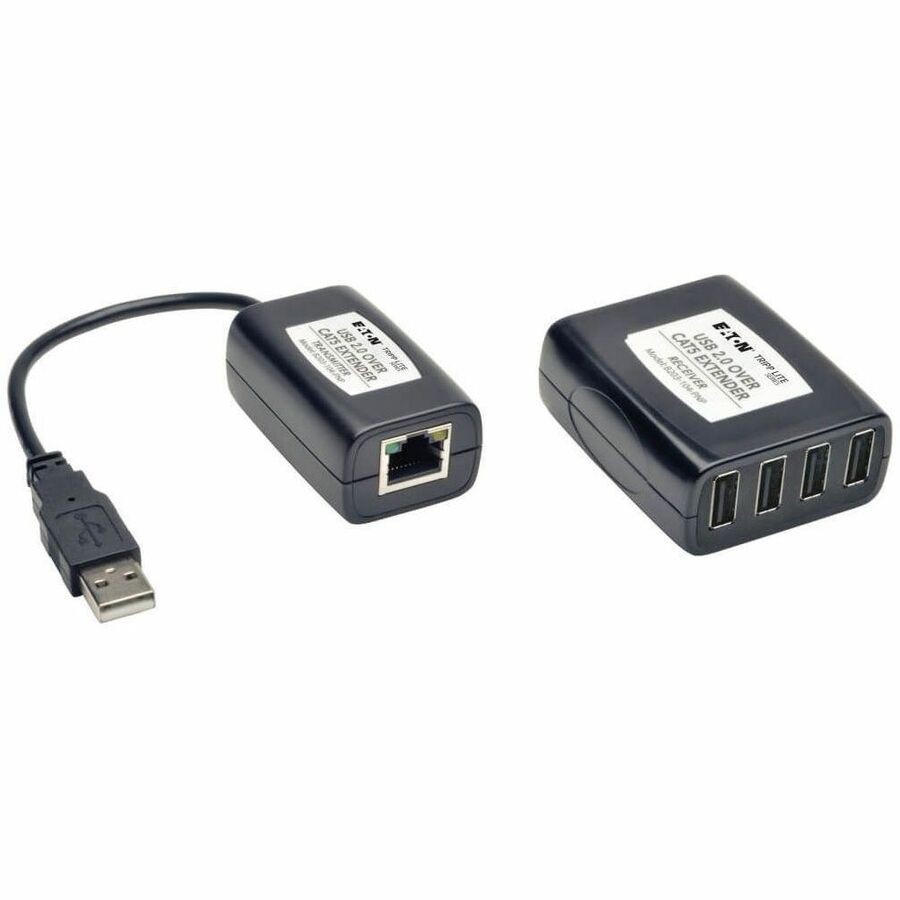 Tripp Lite by Eaton 4-Port Plug-and-Play USB 2.0 over Cat5/Cat6 Extender Kit