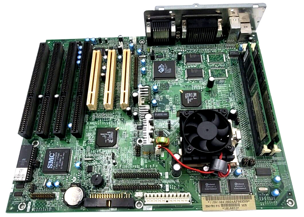 IBM 10L6653 MOTHERBOARD + 266MHz AMD K6-266AFR CPU+ H/S & FAN + 32MB RAM 02K2288