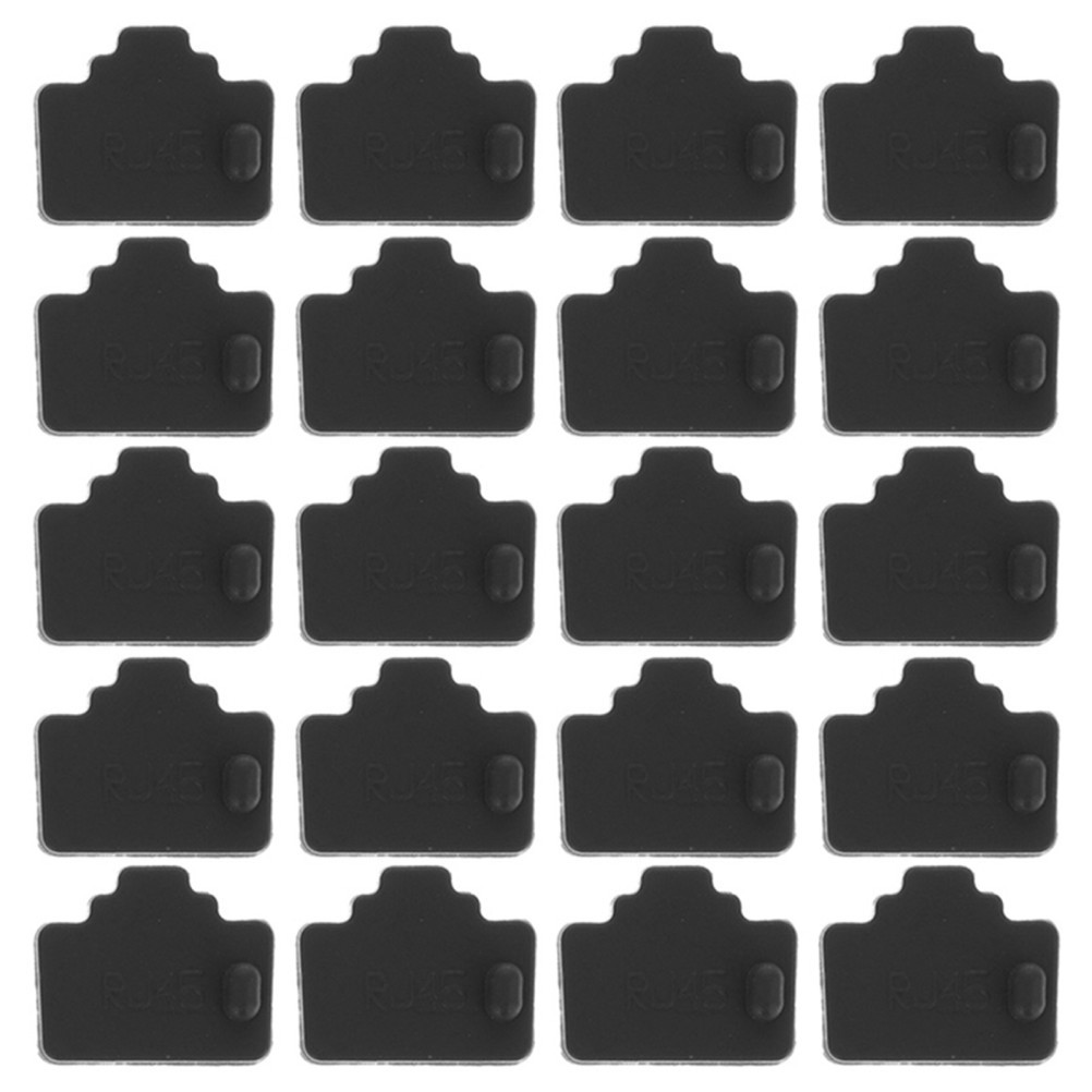 120 PCS RJ45 Ethernet Port Dust Covers - Anti Dust Plug Caps for Computer